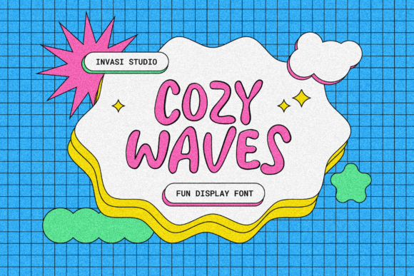 Cozy Waves: A Display Font for Editorial Elegance