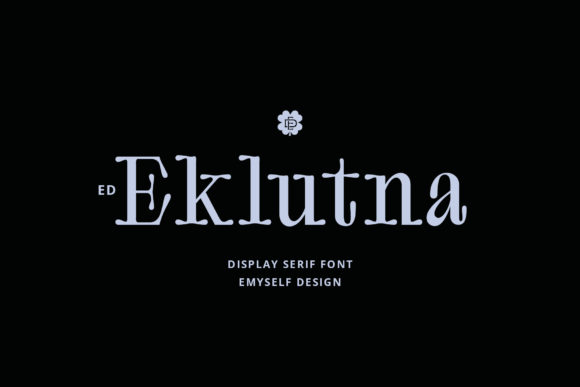 Discover Eklutna: A Bold Display Font for Branding Projects