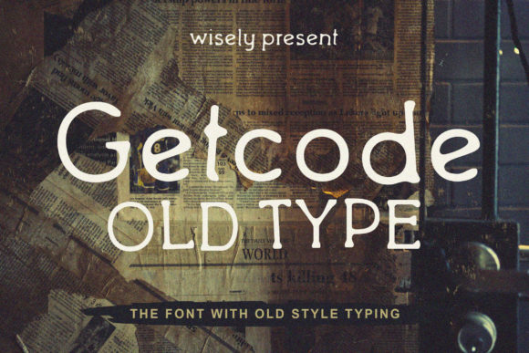 Getcode Old: A Vintage Font for Polished Branding