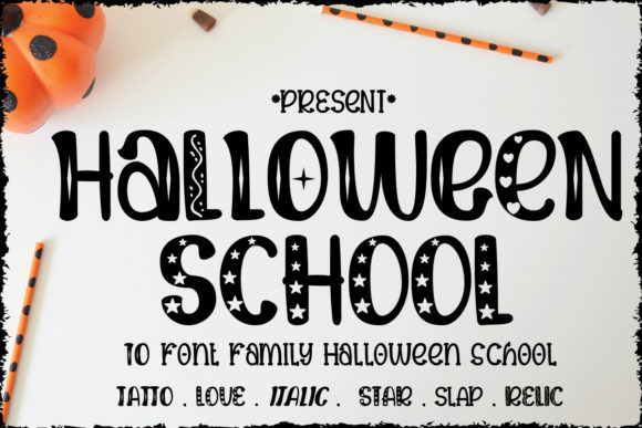 Halloween School Font for Branding That Feels Right