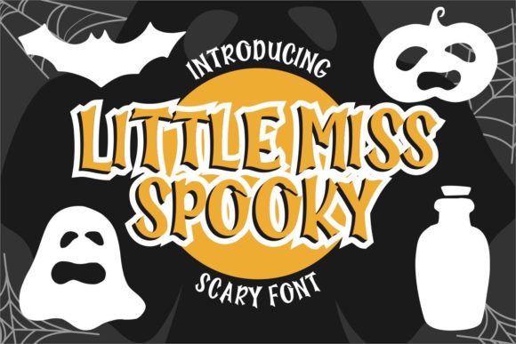 Little Miss Spooky Font for Editorial Design