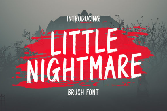 Little Nightmare Font for October Campaigns