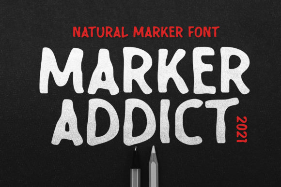Marker Addict: A Bold Font for Professional Branding