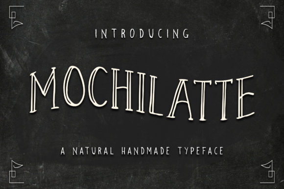 Mochilatte: A Chalkboard-Inspired Font for Editorial Design