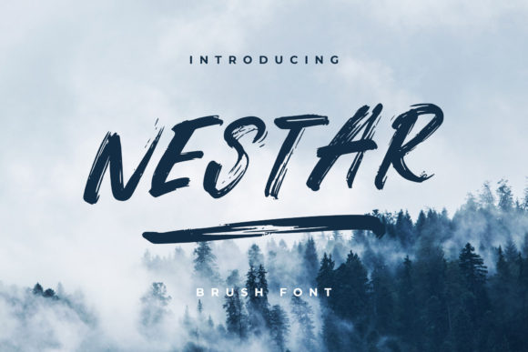 Nestar Brush: A Display Font for Bold Campaign Creativity