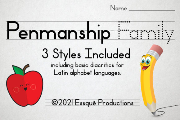 Penmanship Family: A Cool Display Font for Creative Projects