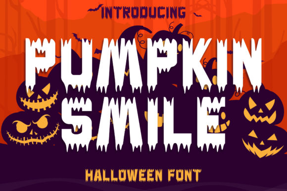 Pumpkin Smile: A Font That Adds Spooky Charm to Your Editorial Design