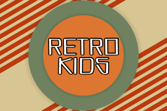 Retro Kids Font for Modern Web Design
