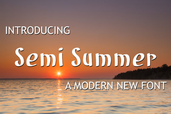 Semi Summer Font for Editorial Design