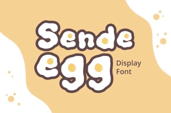 Sende Egg: A Font That Adds Personality to Every Project