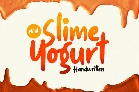Slime Yogurt: A Playful Display Font for Digital Design
