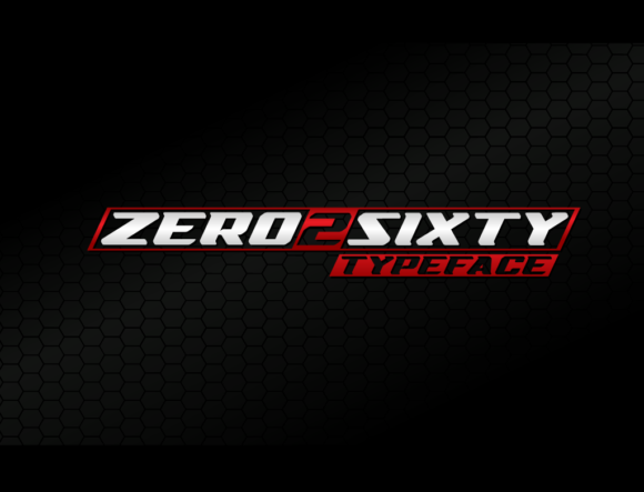 Zero2Sixty: A Sporty Font for Bold Branding